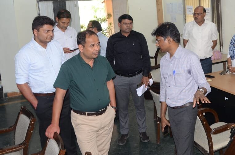 Collector Dr. Gaurav Singh Inspects Election Control Rooms for Lok Sabha Poll Preparedness