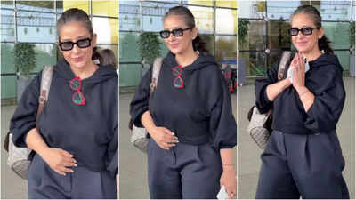 Manisha Koirala wins hearts with her natural silver look; netizens say, ‘This is grace’ | Hindi Movie News