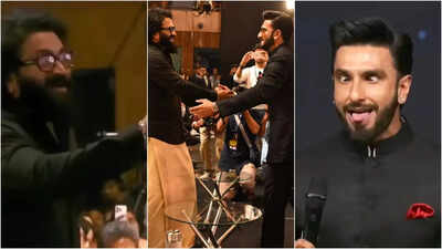 Ranveer Singh mocking the Daiva controversy: Did you know Rishab Shetty had asked the Bollywood actor not to mimic the deities before his stage act? | Hindi Movie News