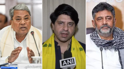 ‘Words & worlds revolving around the chair’: BJP mocks alleged Siddaramaiah–DKS tussle in Karnataka; calls it ‘Congress vs Congress’ | India News