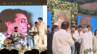 Dharmendra’s prayer meet: Sonu Nigam pays soulful tribute, singers perform devotional bhajans to honour the ‘Ikkis’ star |