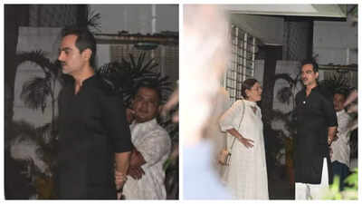 Dharmendra Prayer Meet: Esha Deol’s ex-husband Bharat Takhtani arrives at Hema Malini’s residence for memorial service |