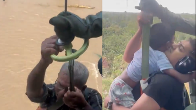 Operation Sagar Bandhu: IAF choppers rescue civilians in flood-hit Sri Lanka; C-130 joins relief operations – Watch | India News