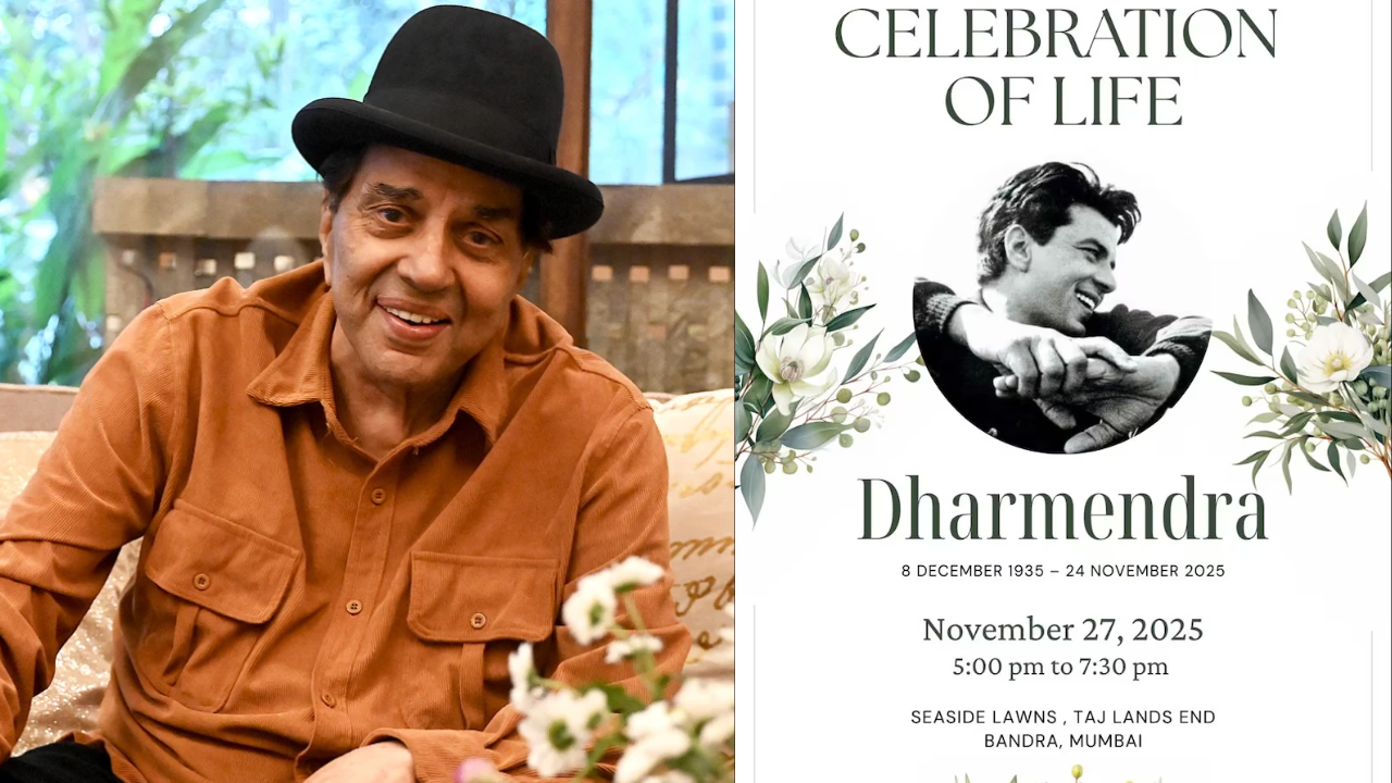 Dharmendra Prayer Meet Live Updates: Sonu Nigam to perform late actor’s iconic songs; Deol family to celebrate his life and legacy