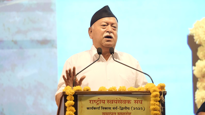 ‘Some Bharatiya people don’t know our own languages,’ says RSS chief; calls for introspection | India News