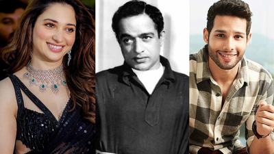 ‘Chitrapati V Shantaram’: Tamannaah Bhatia joins Siddhant Chaturvedi in V Shantaram biopic |