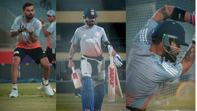 ‘Tagda maar diya’: Virat Kohli’s explosive shot leaves Rishabh Pant speechless – Watch | Cricket News