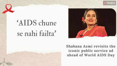 ‘AIDS chune se nahi failta’: Shabana Azmi revisits the iconic public service ad ahead of World AIDS Awareness Day | Hindi Movie News