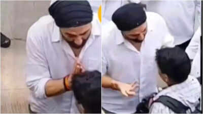 ‘Kitne paise chahiye tereko?’: Sunny Deol loses his cool at sneaky pap during Dharmendra’s Haridwar Asthi visarjan- watch video |