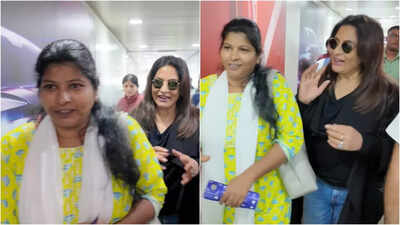 Archana Puran Singh takes her househelp with her on a Bengaluru trip; latter shares her FIRST time flying experience: ‘Lag raha thaa ki baadlon par chal rahe hai’ |