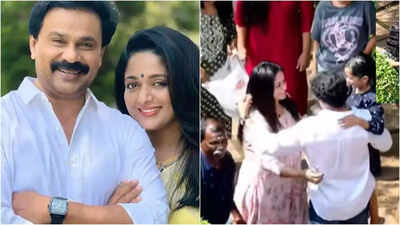 Dileep acquitted in 2017 assault case: Kavya Madhavan welcomes husband with hug | Malayalam Movie News