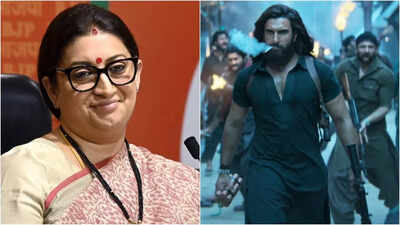 Smriti Irani hails Ranveer Singh’s ‘Dhurandhar’, saying, ‘If you aren’t capable of violence, you aren’t peaceful’ |