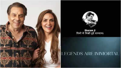 Dharmendra prayer meet: Esha Deol drops an emotional post remembering her late father; includes brothers Sunny Deol and Bobby Deol in tribute |