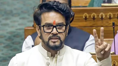 Anurag Thakur says TMC MP vapes in House, stirs uproar | India News