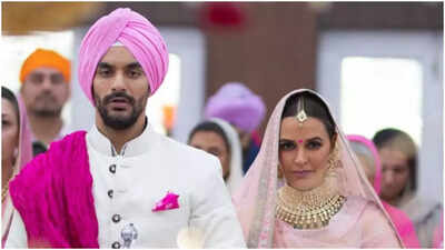 Neha Dhupia’s parents rejected ‘penniless’ Angad Bedi’s proposal; Yuvraj Singh and Karan Johar turned cupids |