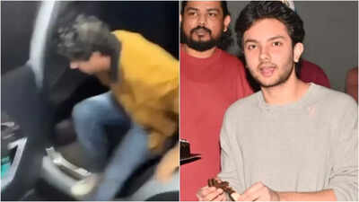 Aryan Khan avoids paparazzi as he arrives for Sohail Khan’s son Nirvan Khan’s birthday – Watch | Hindi Movie News