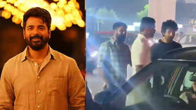 Sivakarthikeyan’s car meets with minor accident; Actor escapes unhurt – Watch video | Tamil Movie News