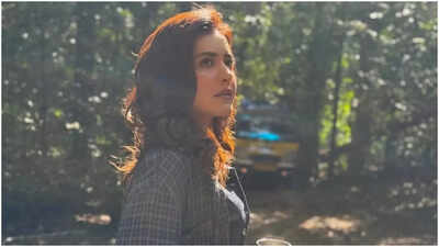 ‘Ustaad Bhagat Singh’: Raashii Khanna shares BTS PICS from sets of Pawan Kalyan starrer: ‘Between action and cut, there’s stillness’ | Telugu Movie News