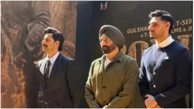 Varun Dhawan unveils NEW ‘Border 2’ promo shot featuring Sunny Deol and Ahan Shetty – See PIC | Hindi Movie News