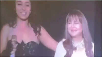 Sunidhi Chauhan sets Mumbai concert on fire as Alisha Chinai makes surprise entry on stage – Watch |
