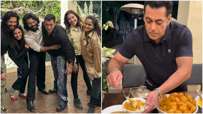 Riteish Deshmukh shares an unseen picture from Salman Khan’s 60th birthday; Genelia Deshmukh drops a video of the superstar making ‘Bhau chi bhel’ |