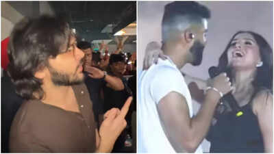 Orry drops a video of Veer Pahariya’s REAL REACTION to Tara Sutaria’s viral performance with AP Dhillon at his concert | Hindi Movie News