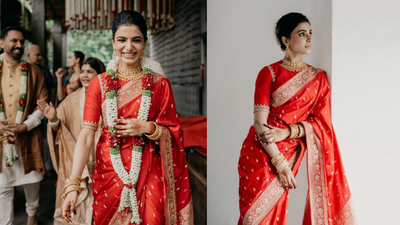 Samantha Ruth Prabhu looks mesmerising as a bride in NEW PICS from her wedding with Raj Nidimoru | Telugu Movie News