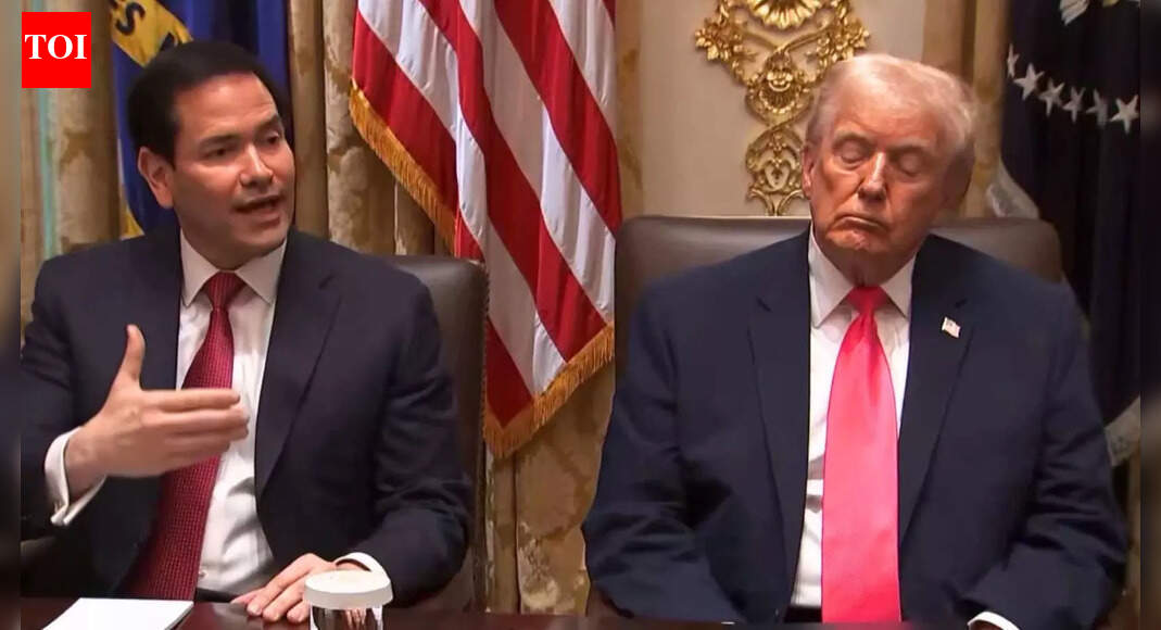 ‘Sleepy Joe’ to ‘Sleepy Trump’: How Donald Trump dozed off in a meeting after years of mocking Biden | World News