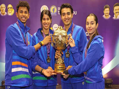 Squash World Cup: India claim maiden title, blank Hong Kong 3-0 in final | More sports News
