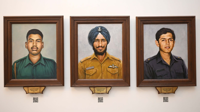 Param Vir gallery: PM Modi shares glimpse of Rashtrapati Bhavan replacing British-era portraits with India’s heroes — see pics | India News