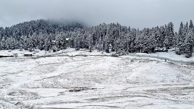 Chillai-Kalan begins: Kashmir sees snow and rain in its higher reaches – watch | India News