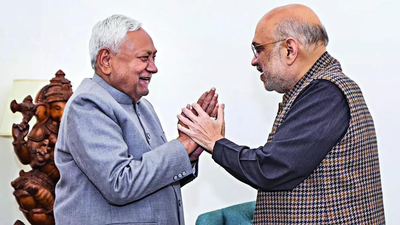 Nitish Kumar meets PM Narendra Modi, Amit Shah in a ‘courtesy call’ | India News