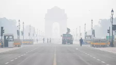 Delhi air pollution: City slips into ‘very poor’ category as AQI hits 391; ‘orange alert’ issued for dense fog on Monday | India News