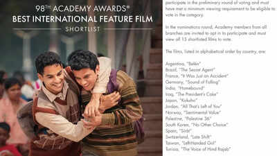 Sidharth Malhotra cheers ‘Homebound’ after Oscars 2026 nod, calls it a ‘proud moment’ |