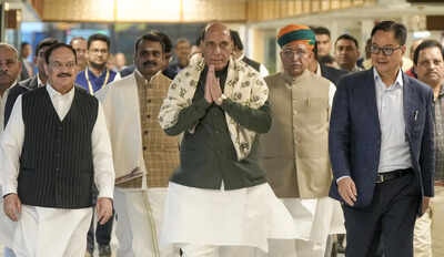 BJP brass meets in Parl, likely on next party chief | India News