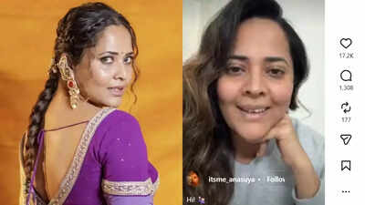 Anasuya Bharadwaj shuts down ‘aunty’ trolls after speaking against Sivaji: ‘I’m 40, he must be 54’ | Telugu Movie News