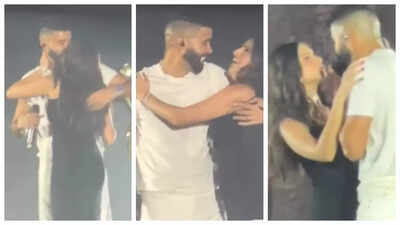 AP Dhillon hugs and kisses Tara Sutaria; netizens react to rumoured beau Veer Paharia’s expressions – WATCH﻿﻿﻿ |