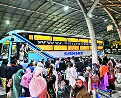 Cabbies double fares; pvt bus operators come to rescue | India News