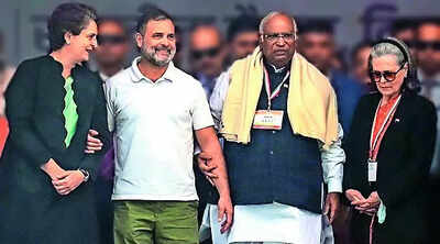 Congress holds rally in capital to reiterate ‘vote chori’ claim | India News