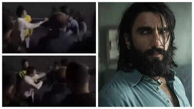 Ranveer Singh’s ‘Dhurandhar’ screening disrupted in Bhopal as audience members get into a scuffle; video goes viral |