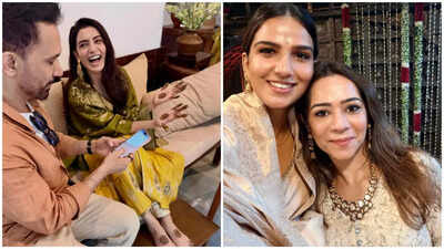 Samantha Ruth Prabhu laughs her heart out as Raj Nidimoru turns photographer in new mehendi pics, her close friend Meghna Vinod gushes, ‘I’ve seen a new kind of happiness in you’ |
