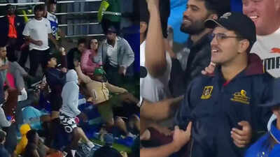 Rs 1.07 crore for a catch! Fan takes one-handed blinder, steals the show | WATCH | Cricket News