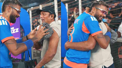 Hardik Pandya’s monster hit injures cameraman; ice pack, hug follow – WATCH | Cricket News