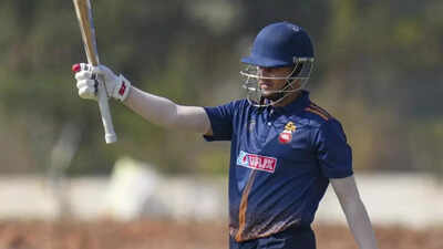 Vijay Hazare Trophy: Playing without Virat Kohli, Delhi beat Saurashtra by three wickets; Priyansh Arya, Navdeep Saini shine | Cricket News