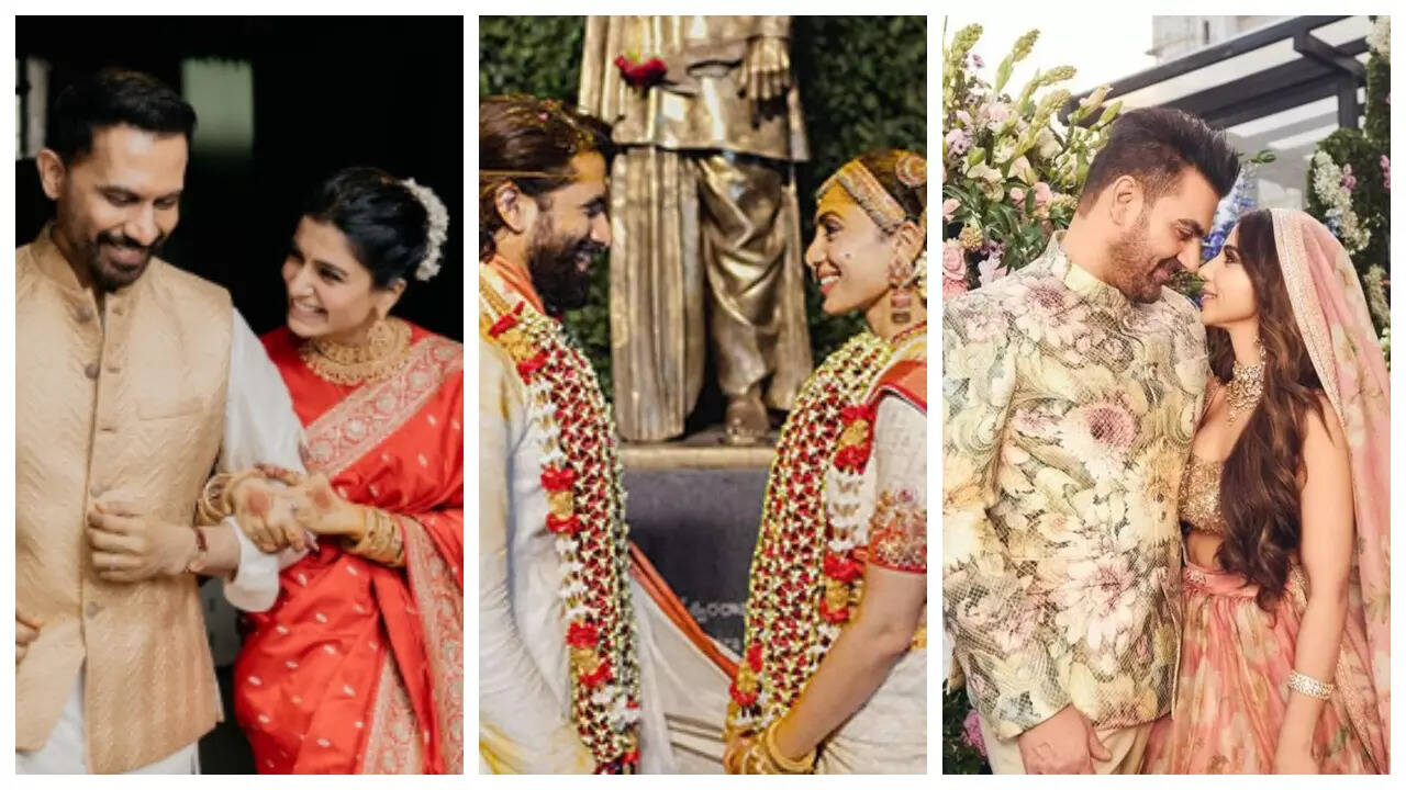 A look at Bollywood celebs’ first and second wedding pics