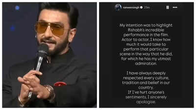 Ranveer Singh apologises over claims he insulted Goddess Chamundadevi in ‘Kantara Chapter 1’: ‘If I’ve hurt anyone’s sentiments, I sincerely apologise’ |