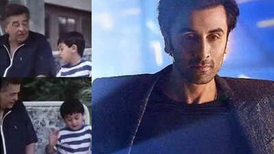 When carefree toddler Ranbir Kapoor sang as Raj Kapoor tried to teach him, “Are you listening to me?” |