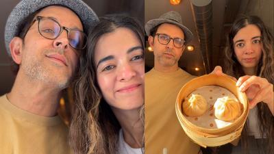 Saba Azad and Hrithik Roshan turn ‘hungry hippos’ as they enjoy ramen and dumplings in Barcelona; say ‘we live to eat’ – VIDEO | Hindi Movie News