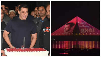 Salman Khan’s 60th birthday: Bandra-Worli sea link lights up with special message; fans say ‘Happy Birthday Bhai’ – WATCH |