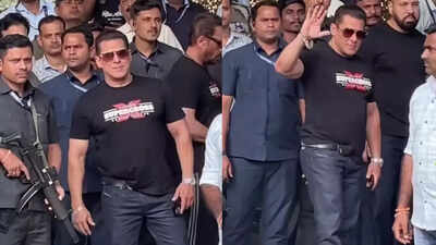 Salman Khan spotted in NEW clean-shaven look at Mumbai airport after wrapping up ‘Battle of Galwan’ |